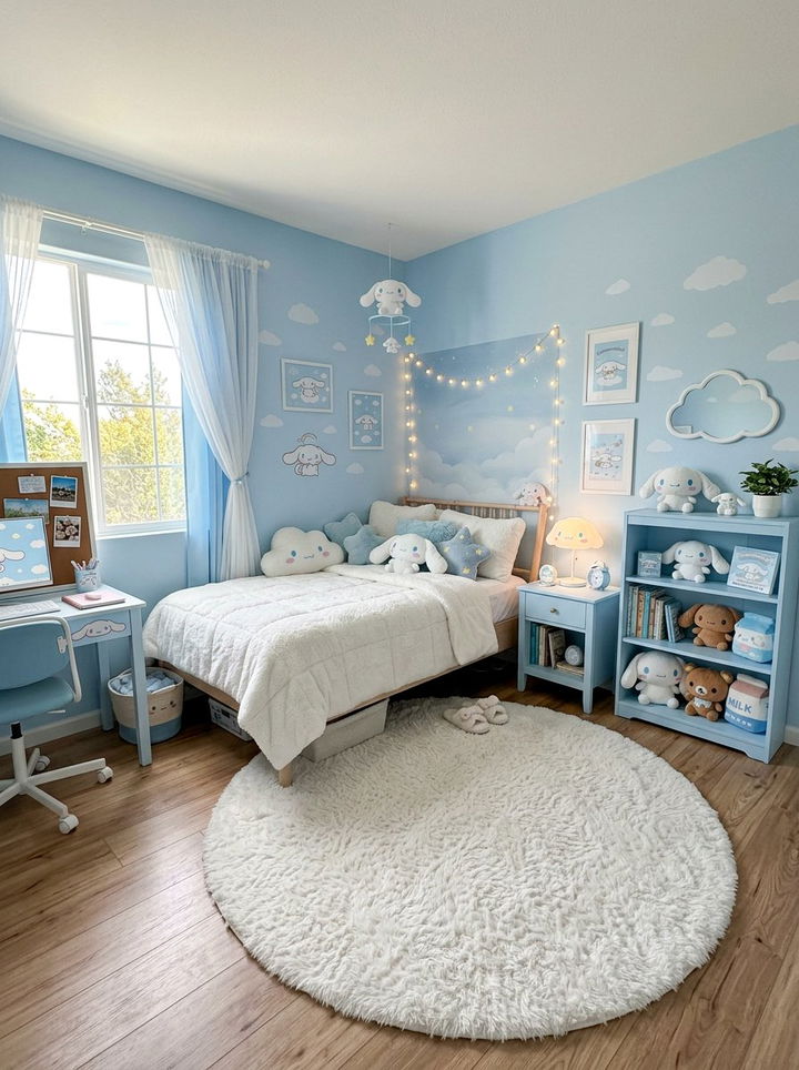 Cinnamoroll Bedroom Theme - 30 kawaii bedroom ideas