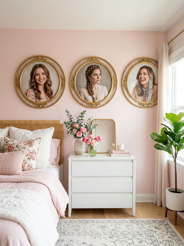 Circular Picture Frames - 30 bedroom picture frames