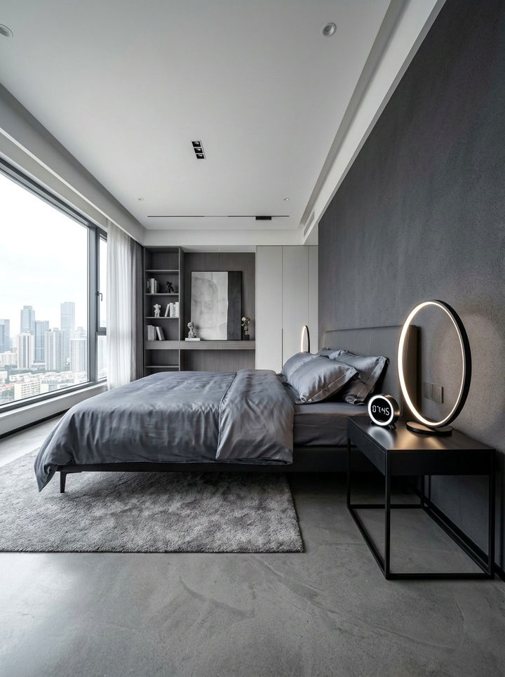 Circular led bedside lamp - 30 bedroom sunrise alarm clocks