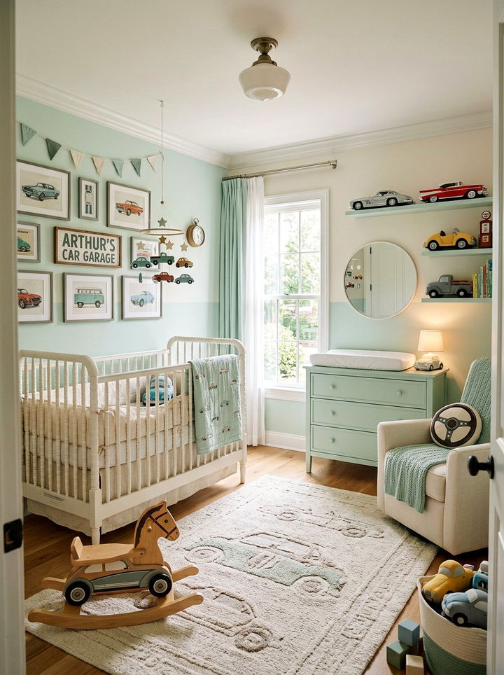 Classic Car Nursery - 30 race car bedroom ideas