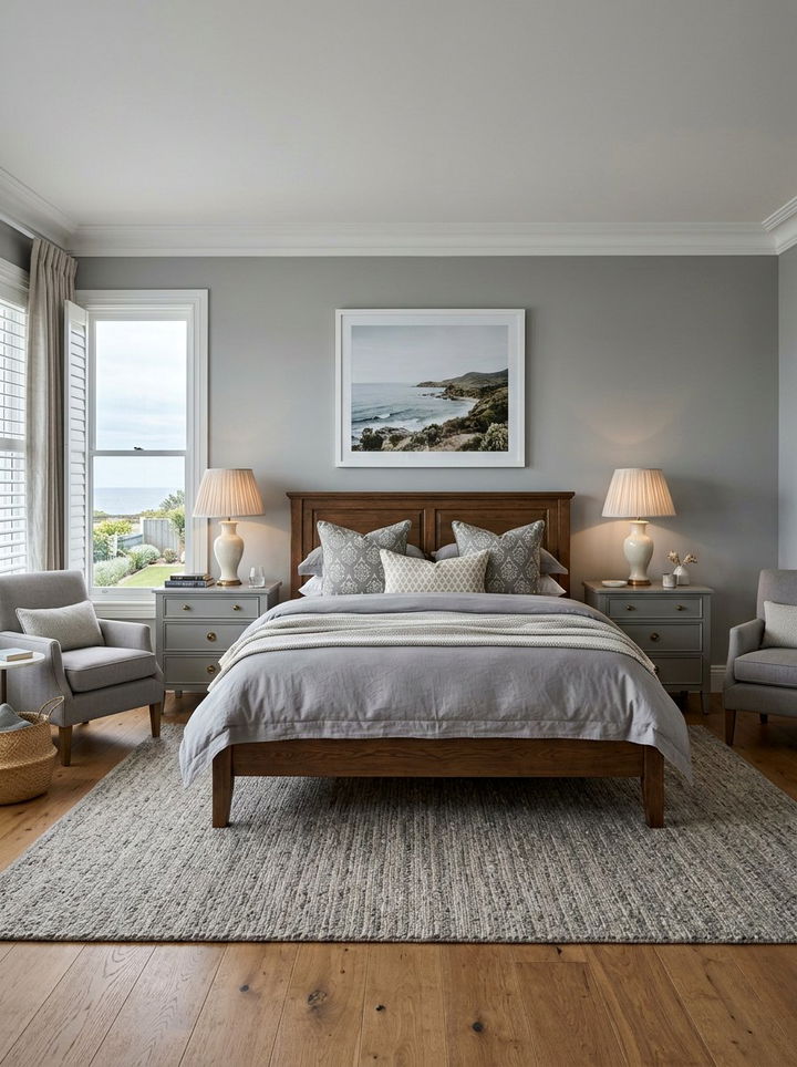 Classic Coastal Grey Suite - 30 coastal grey bedroom ideas