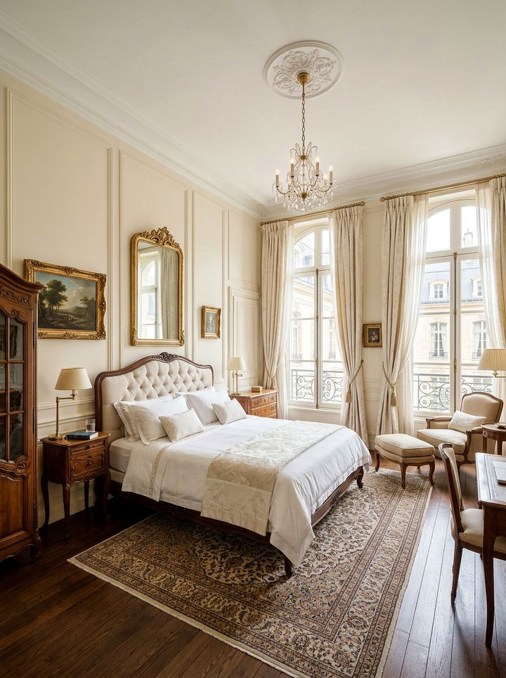 Classic French bedroom - 30 French bedroom ideas