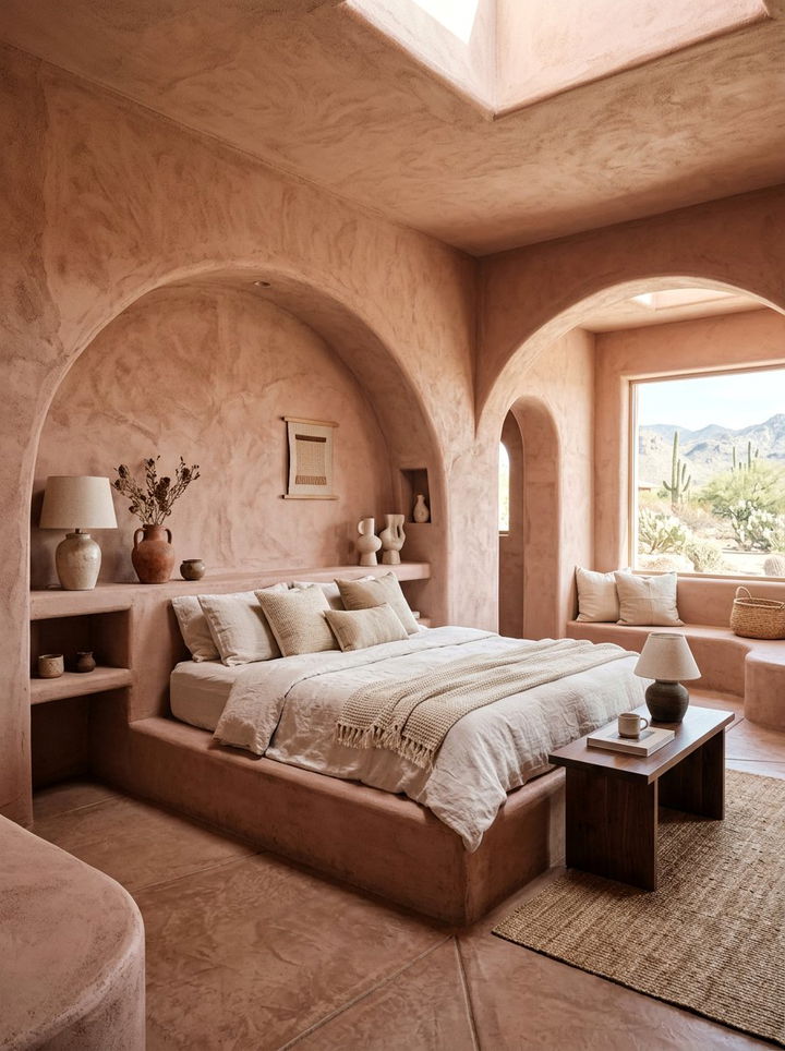 Clay Bedroom - 30 autumn inspired bedroom color ideas