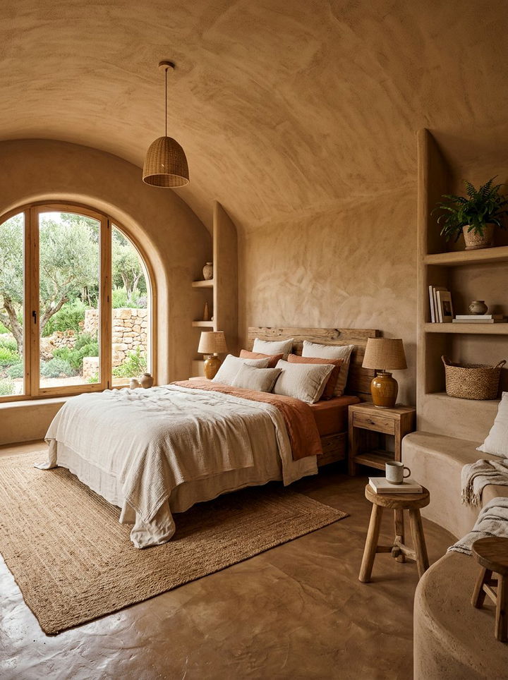 Clay bedroom - 30 Nordic bedroom color ideas