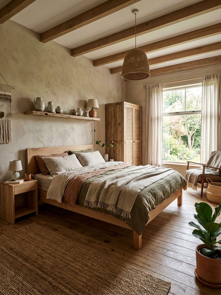 Clay scandinavian bedroom - 30 Scandinavian bedroom color ideas