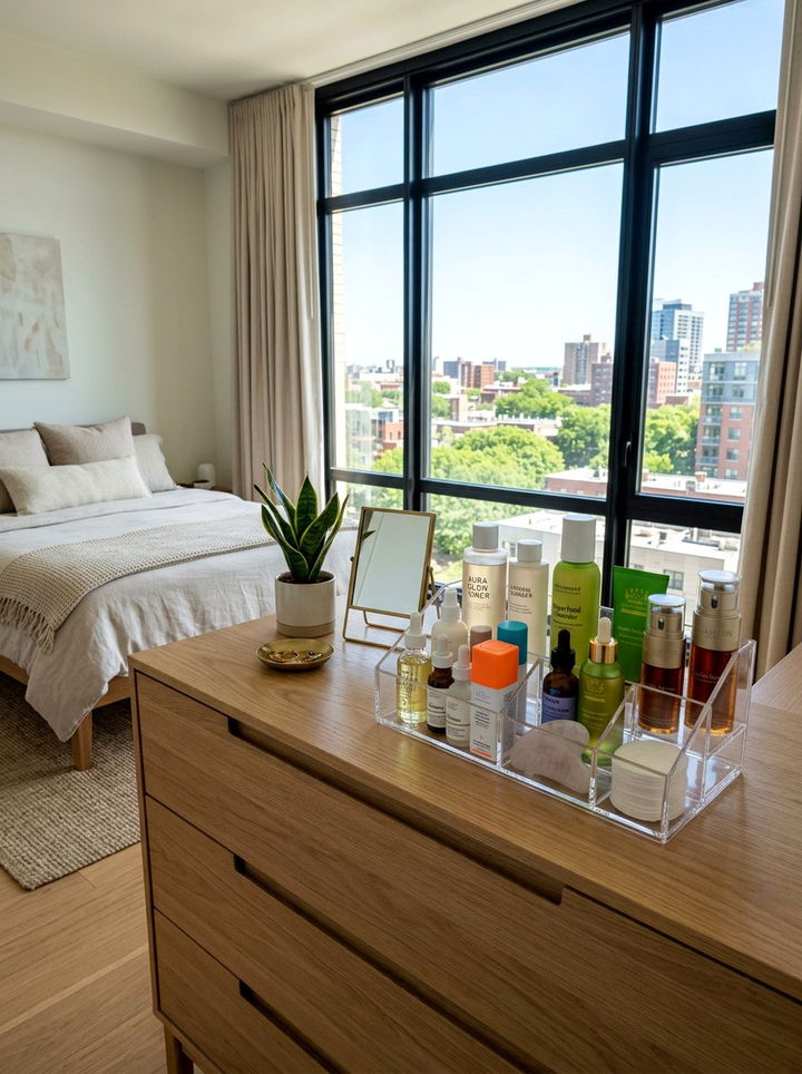 Clear Acrylic Bin - 30 bedroom storage baskets