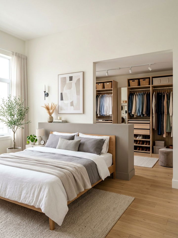 Closet Bedroom Half Wall - 30 bedroom half wall ideas