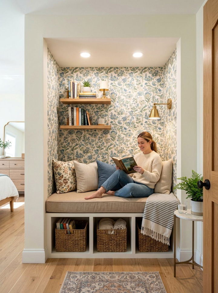 Closet Conversion To Reading Nook - 30 bedroom reading nook ideas
