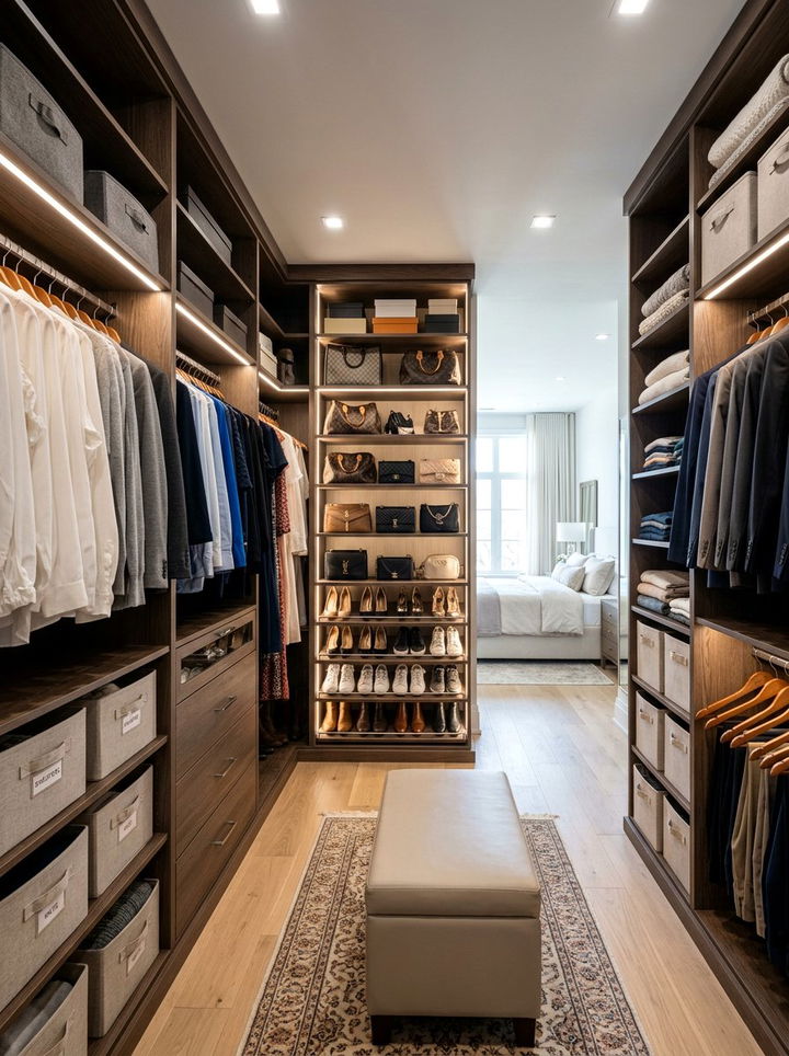 Closet Organizer - 30 bedroom hacks