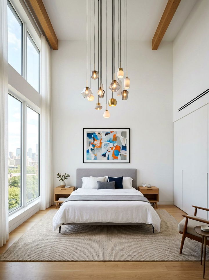Cluster Pendant Lighting - 30 bedroom pendant lighting ideas