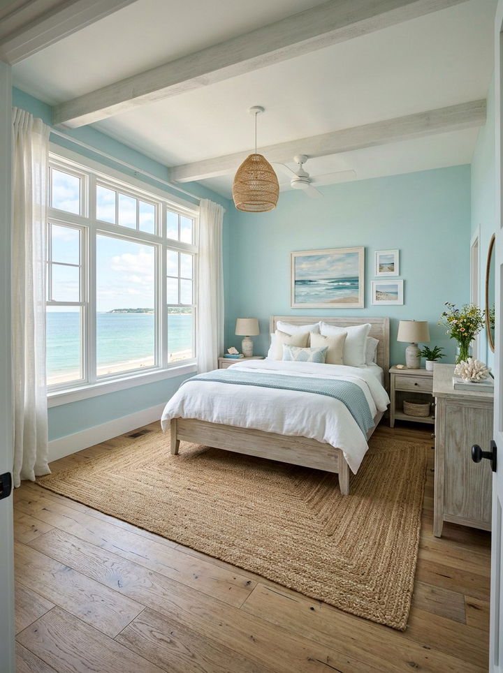 Coastal Aqua Bedroom - 30 aqua bedroom ideas