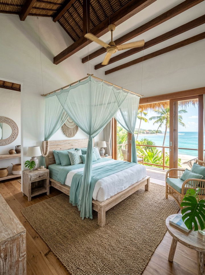 Coastal Balinese Bedroom - 30 Balinese bedroom ideas