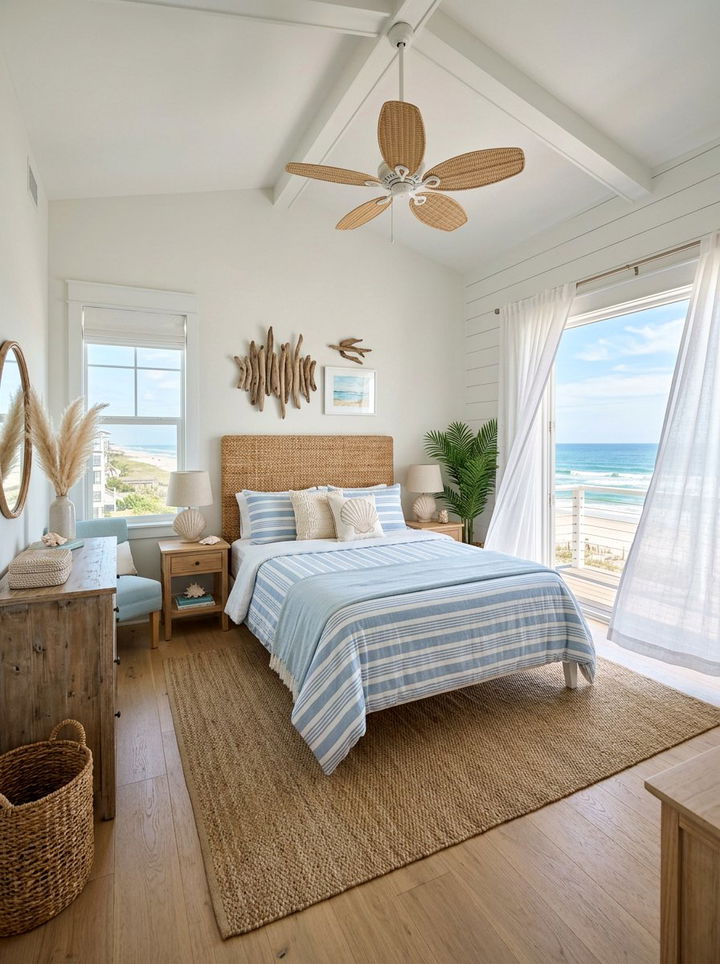 Coastal Beach Bedroom - 30 viral bedroom ideas