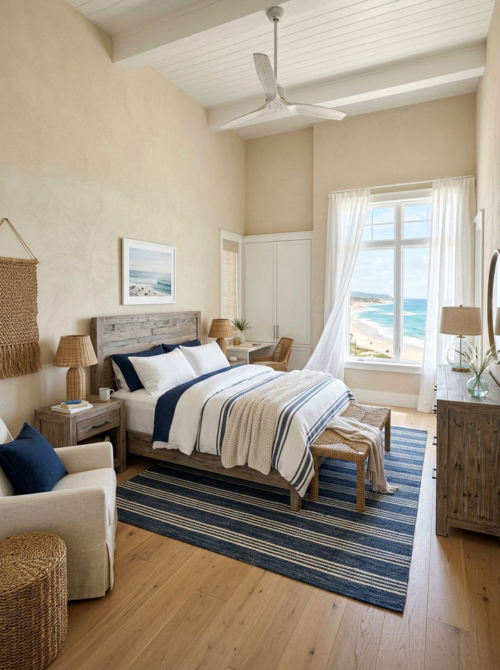 Coastal Bedroom - 30 cozy bedroom ideas