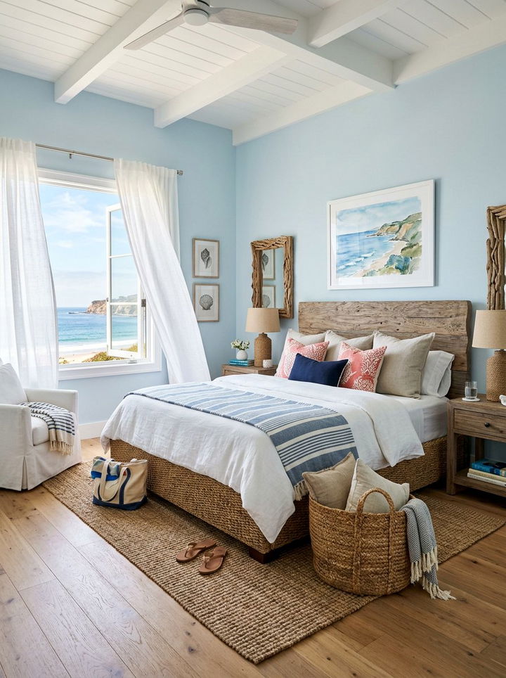 Coastal Bedroom - 30 peaceful bedroom ideas