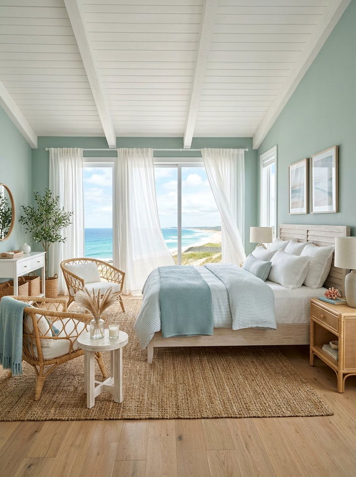 Coastal Bedroom - 30 bedroom remodel ideas