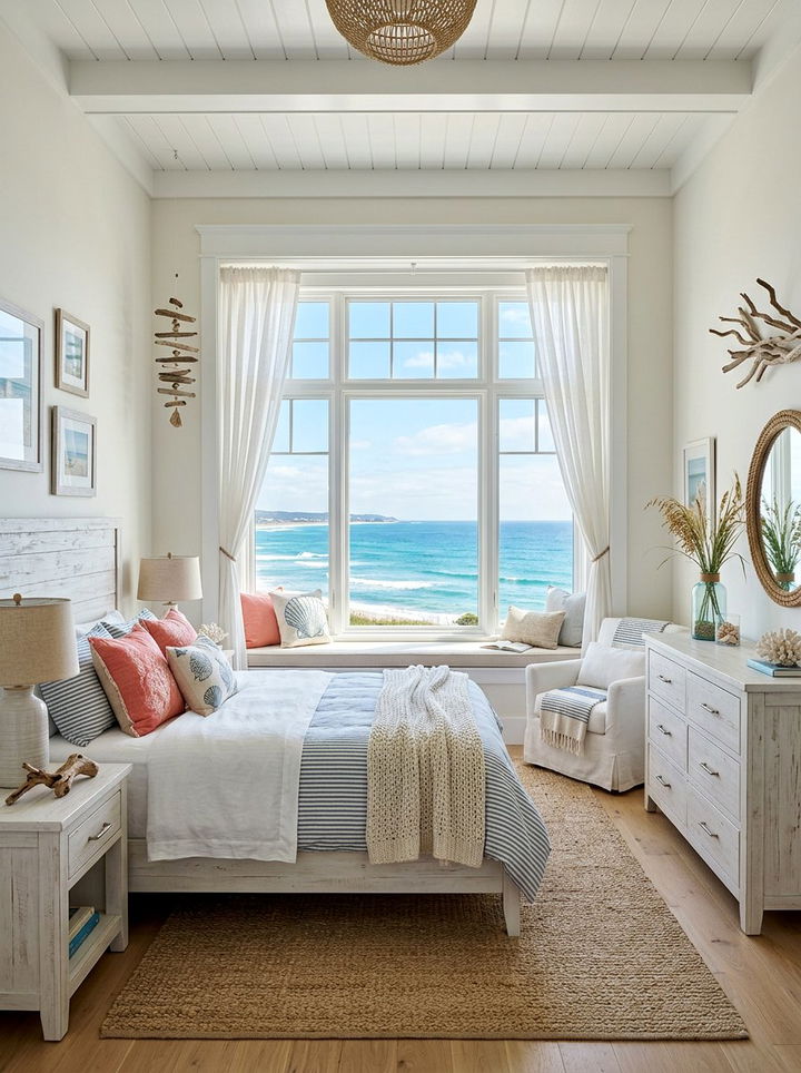 Coastal Bedroom Picture Window - 30 bedroom picture windows