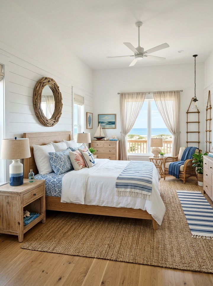 Coastal Bedroom Theme - 30 bedroom decoration ideas