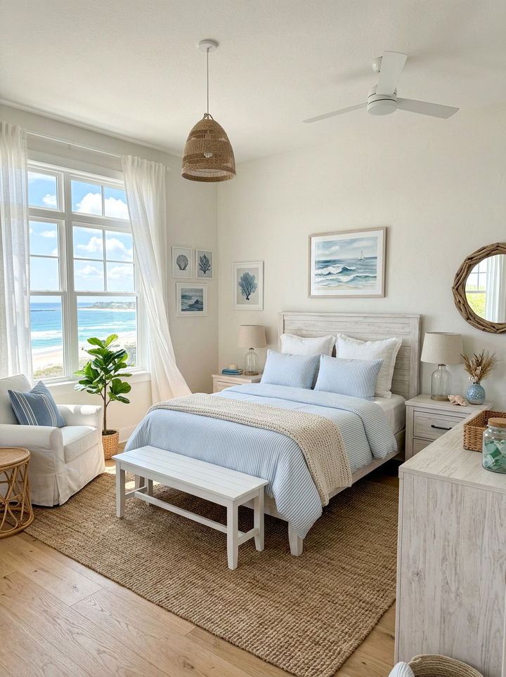 Coastal Bedroom Vibe - 30 bedroom photography ideas