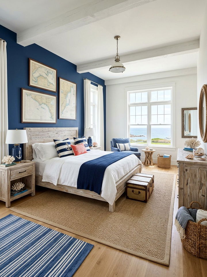 Coastal Blue Bedroom - 30 bedroom inspiration boards