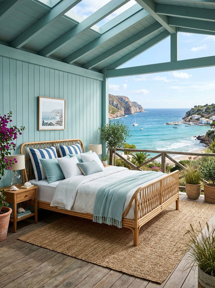 Coastal Blue Bedroom - 30 blue bedroom ideas
