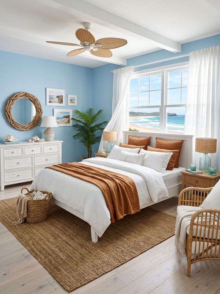 Coastal Cinnamon Bedroom - 30 cinnamon bedroom ideas