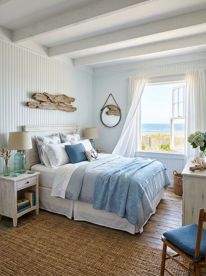 Coastal Cottage Bedroom Vibes - 30 old house bedroom ideas
