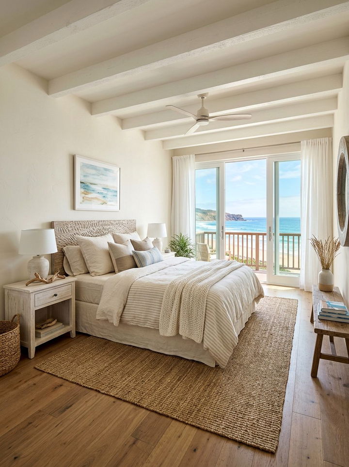 Coastal Cream Bedroom - 30 cream bedroom design ideas