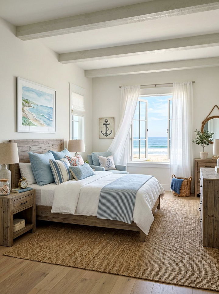 Coastal Eggshell Bedroom - 30 eggshell bedroom ideas