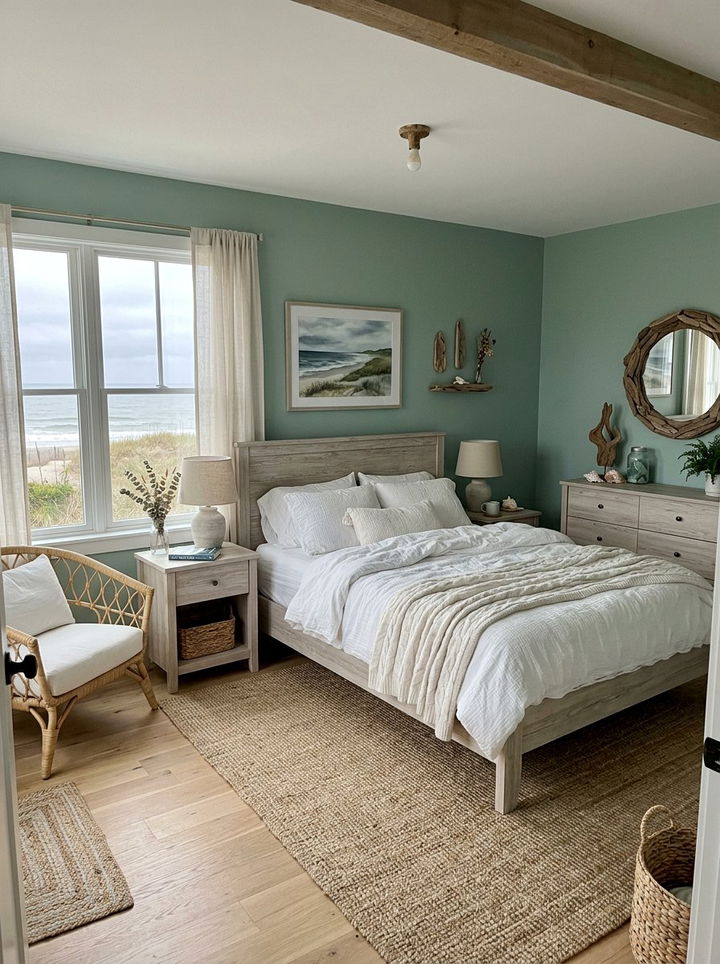 Coastal Eucalyptus Green Bedroom - 30 eucalyptus green bedroom ideas