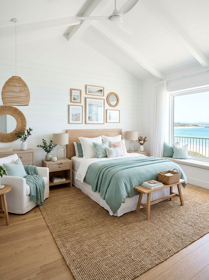 Coastal Feminine Bedroom - 30 feminine bedroom ideas