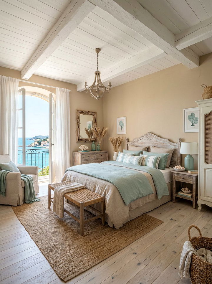 Coastal French bedroom - 30 French bedroom ideas