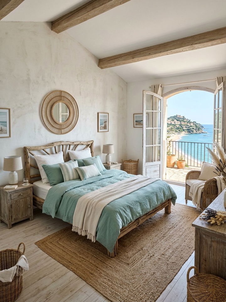 Coastal French country bedroom - 30 French country bedroom ideas