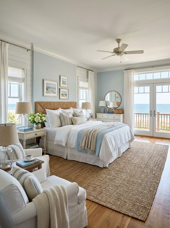 Coastal Grandmother Bedroom - 30 nautical bedroom ideas