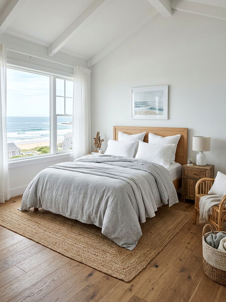 Coastal Gray Bedding Style - 30 bedroom gray bedding ideas
