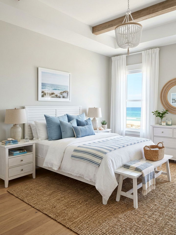 Coastal Gray Bedroom - 30 warm gray bedroom ideas