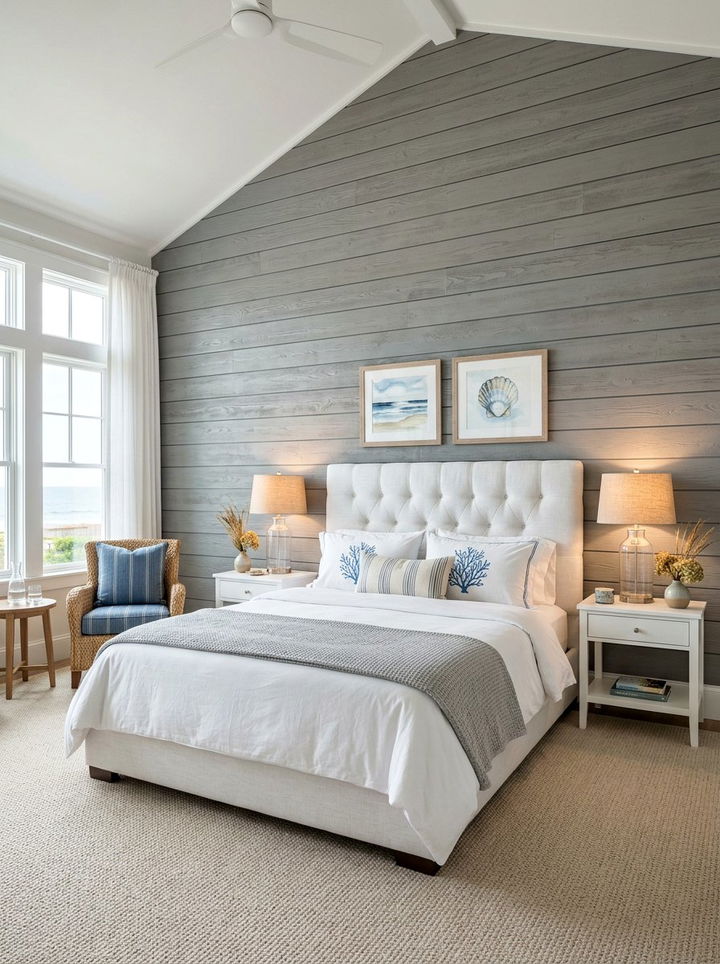 30 Coastal Gray Bedroom Ideas for a Serene Beachfront Look