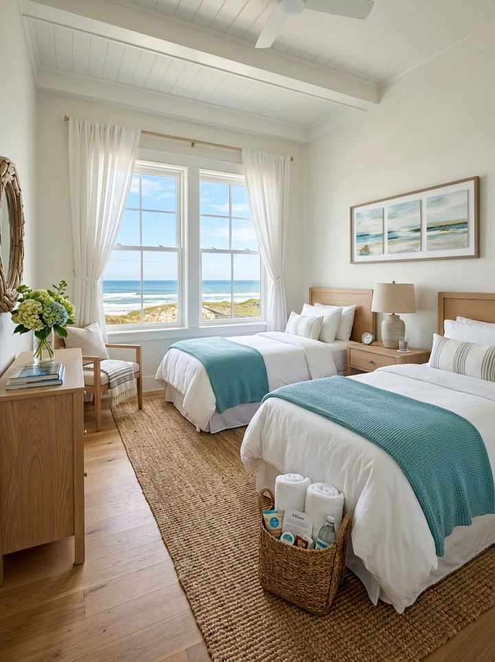 30 Beach House Bedroom Ideas for an Airy Coastal Escape