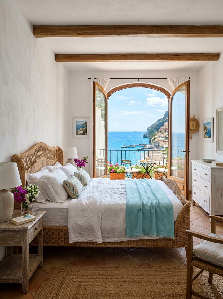 Coastal Italian bedroom - 30 Italian bedroom ideas