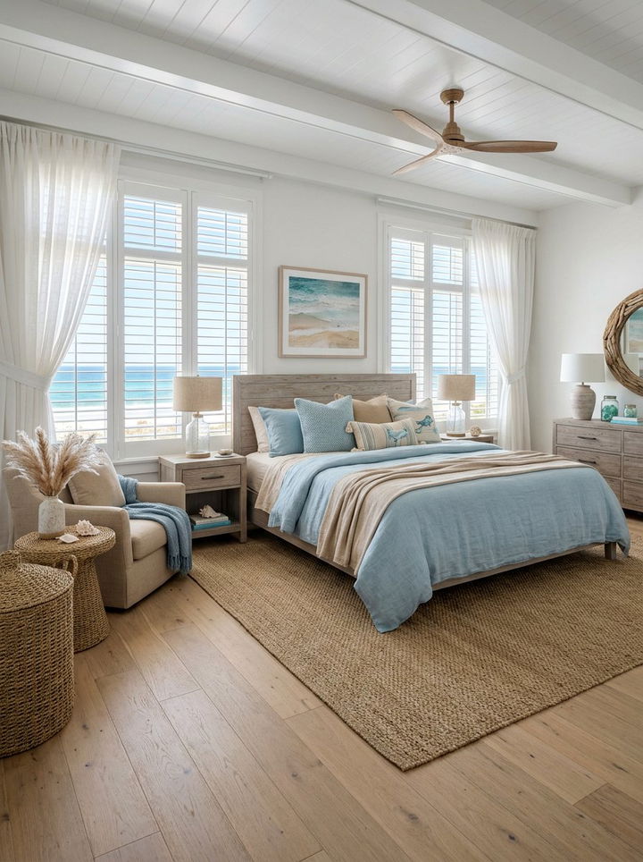 Coastal Master Bedroom - 30 master bedroom ideas