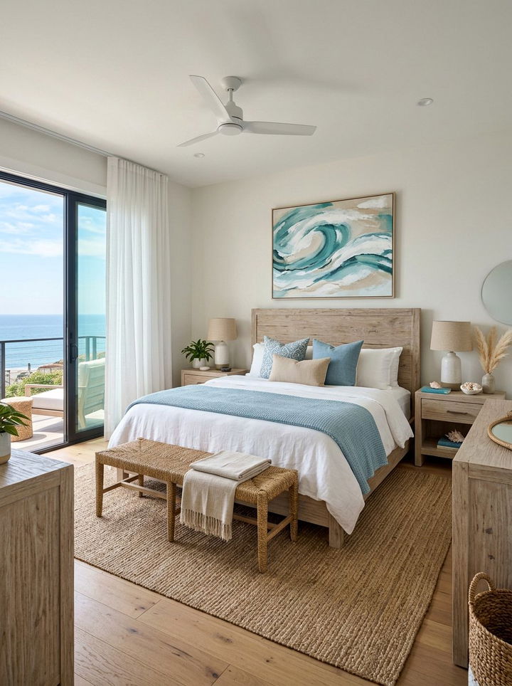 Coastal Modern Bedroom - 30 modern bedroom ideas