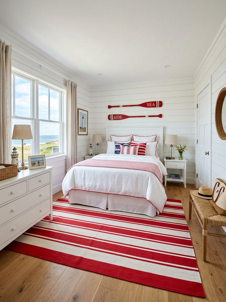 30 Red and White Bedroom Ideas for a Chic and Modern Look