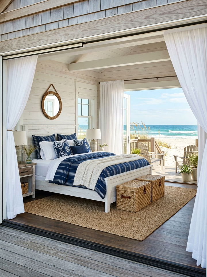 Coastal Seagrass Bedroom - 30 handwoven bedroom ideas