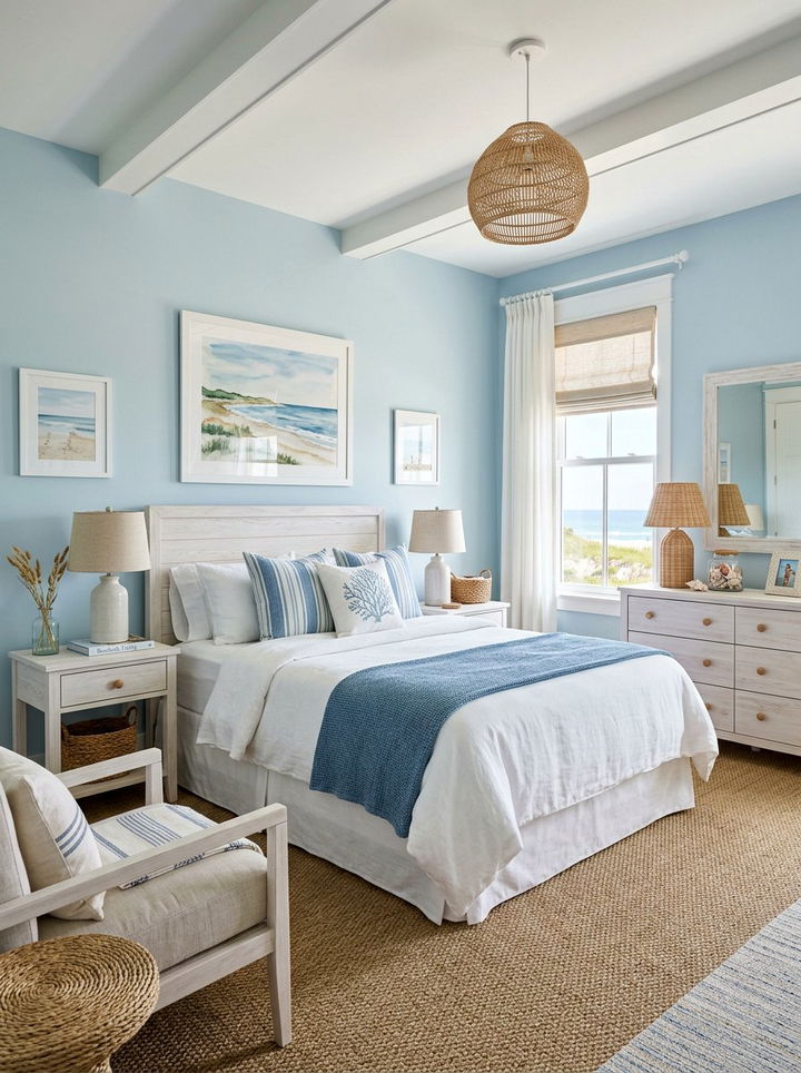 Coastal Square Bedroom - 30 square bedroom ideas