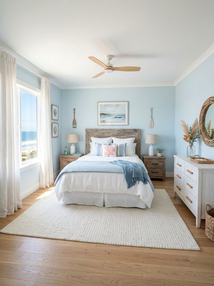 Coastal Theme - 30 boutique hotel bedroom ideas