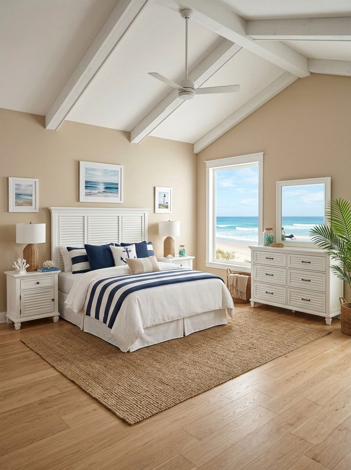 Coastal White Bedroom Set - 30 bedroom white furniture ideas