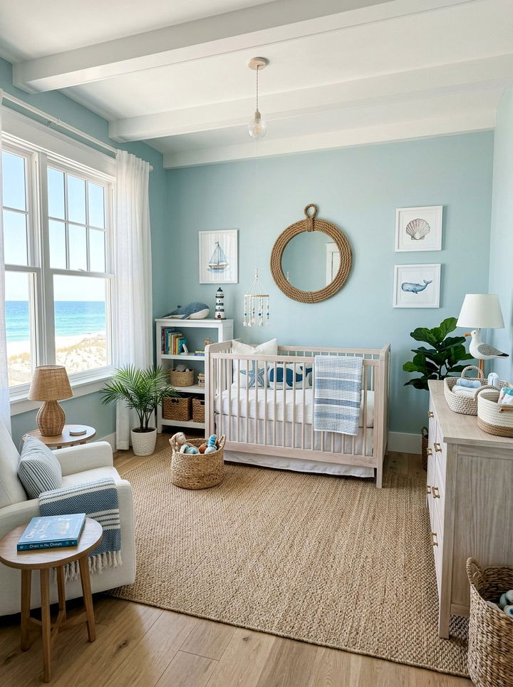 Coastal nursery - 30 baby bedroom ideas