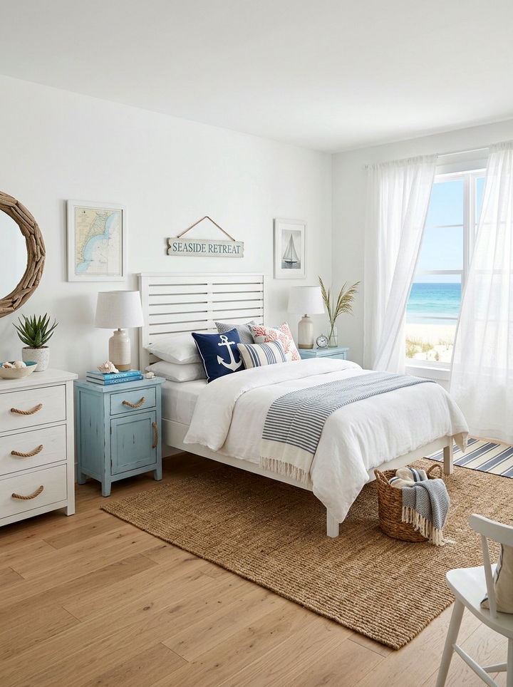 Coastal white bedroom - 30 bedroom furniture settings
