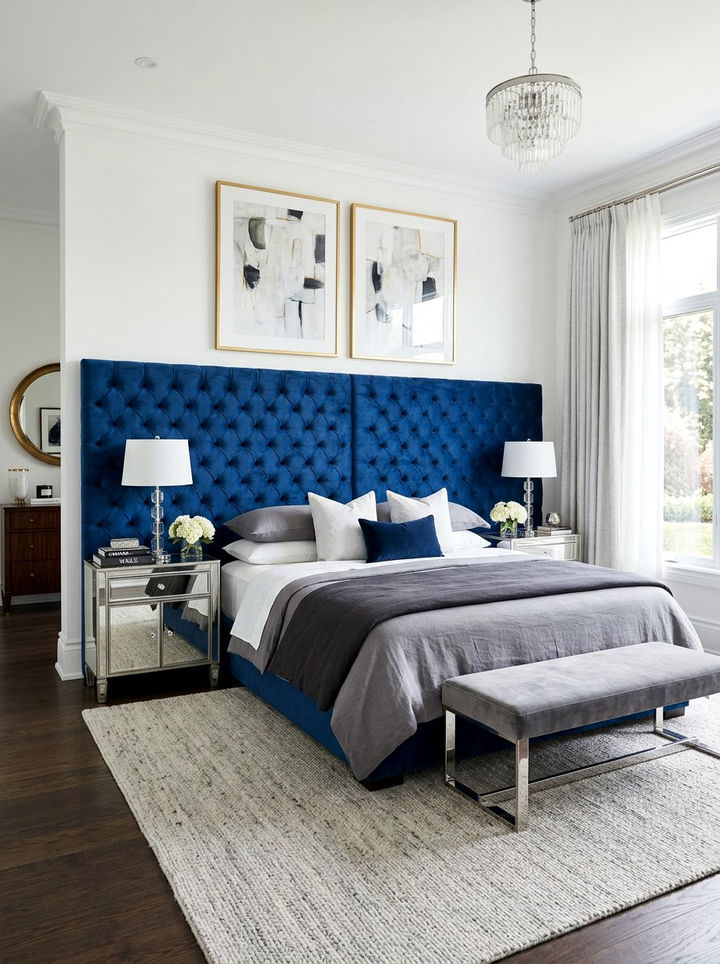 30 Cobalt Blue Bedroom Ideas for a Bold Modern Statement