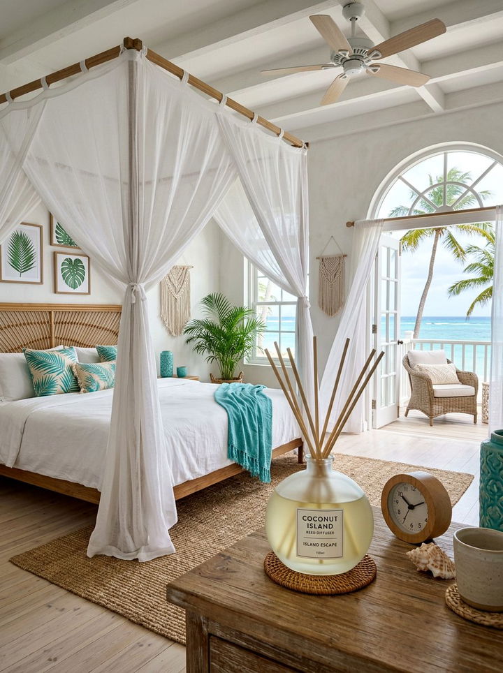 Coconut Bedroom Reed Diffuser - 30 bedroom reed diffusers